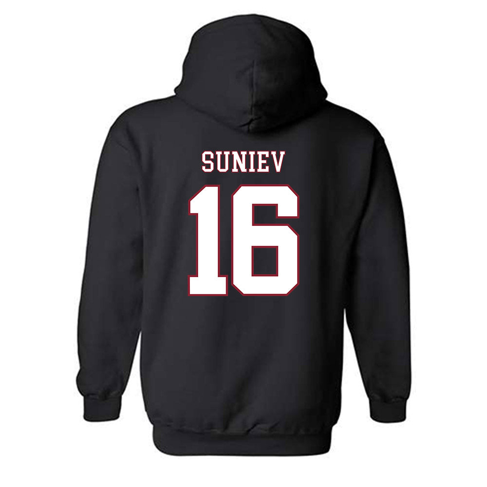 UMass - NCAA Men's Ice Hockey : Aydar Suniev - Hooded Sweatshirt Replica Shersey