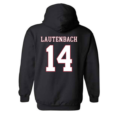 UMass - NCAA Men's Ice Hockey : Ryan Lautenbach - Hooded Sweatshirt Replica Shersey