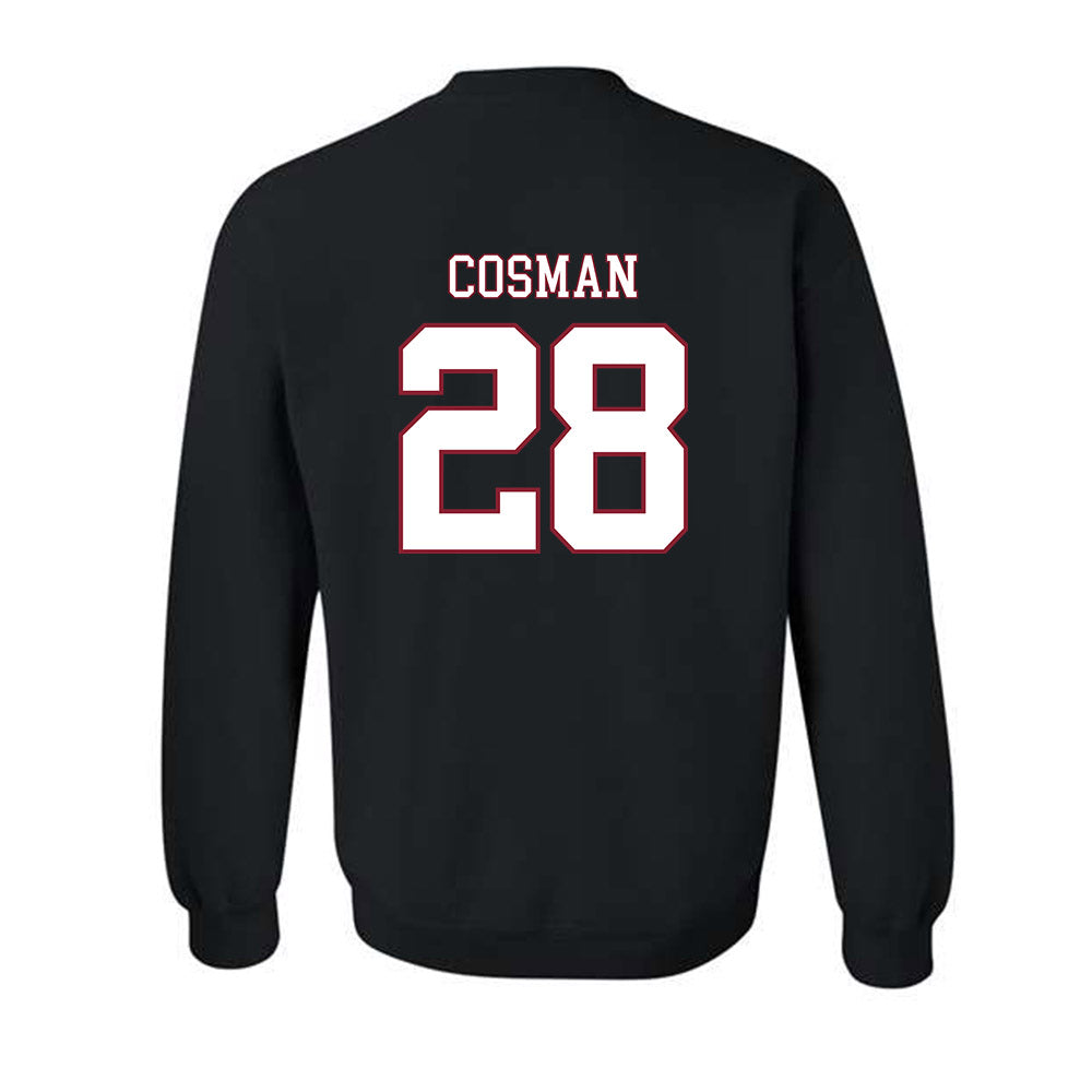 UMass - NCAA Men's Ice Hockey : Bo Cosman - Crewneck Sweatshirt Replica Shersey