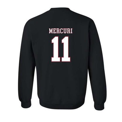 UMass - NCAA Men's Ice Hockey : Lucas Mercuri - Crewneck Sweatshirt Replica Shersey
