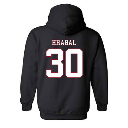 UMass - NCAA Men's Ice Hockey : Michael Hrabal - Hooded Sweatshirt Replica Shersey