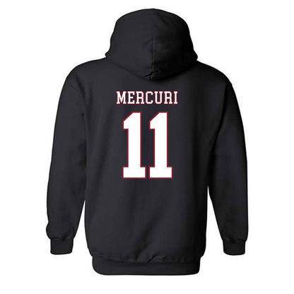 UMass - NCAA Men's Ice Hockey : Lucas Mercuri - Hooded Sweatshirt Replica Shersey