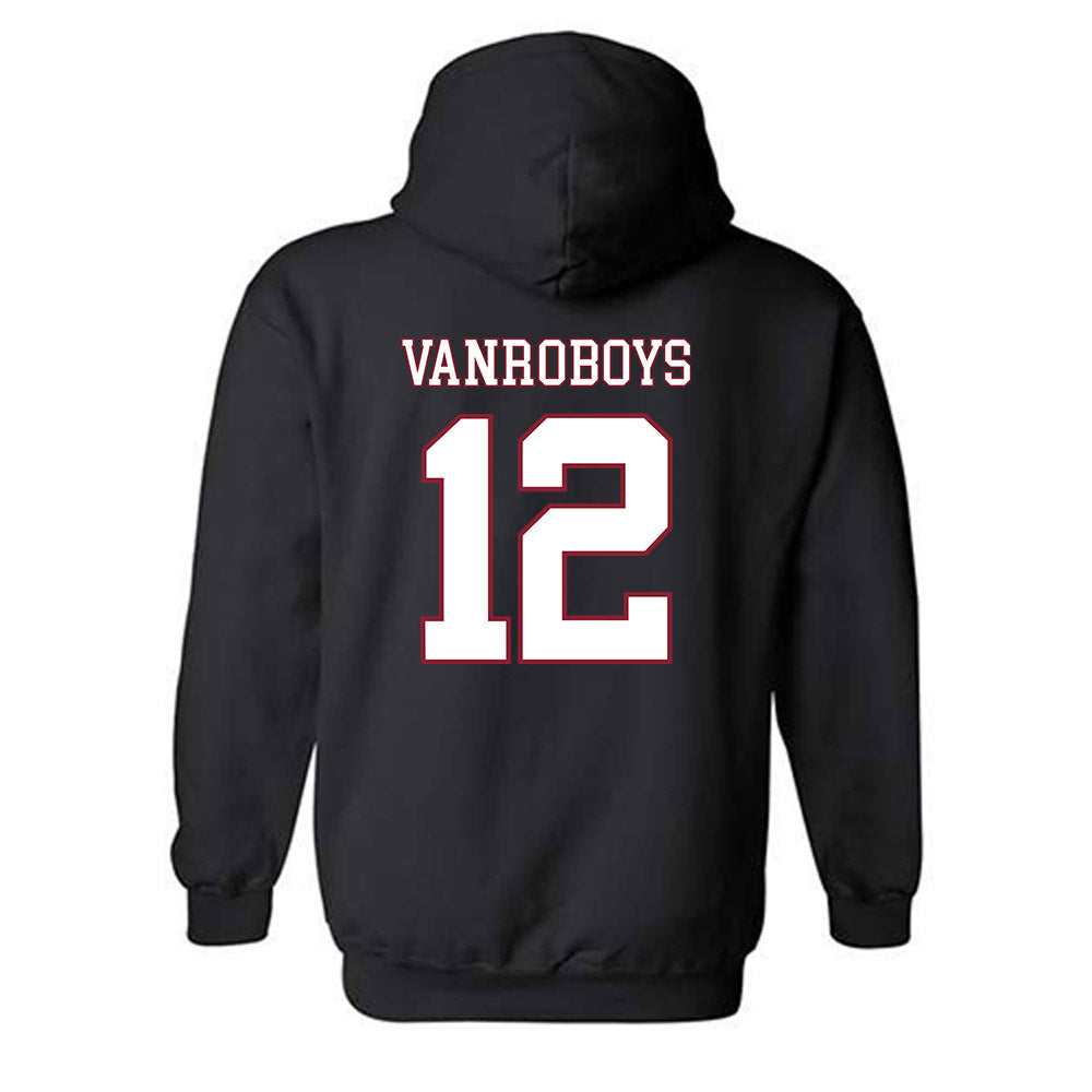UMass - NCAA Men's Ice Hockey : Lucas Vanroboys - Hooded Sweatshirt Replica Shersey