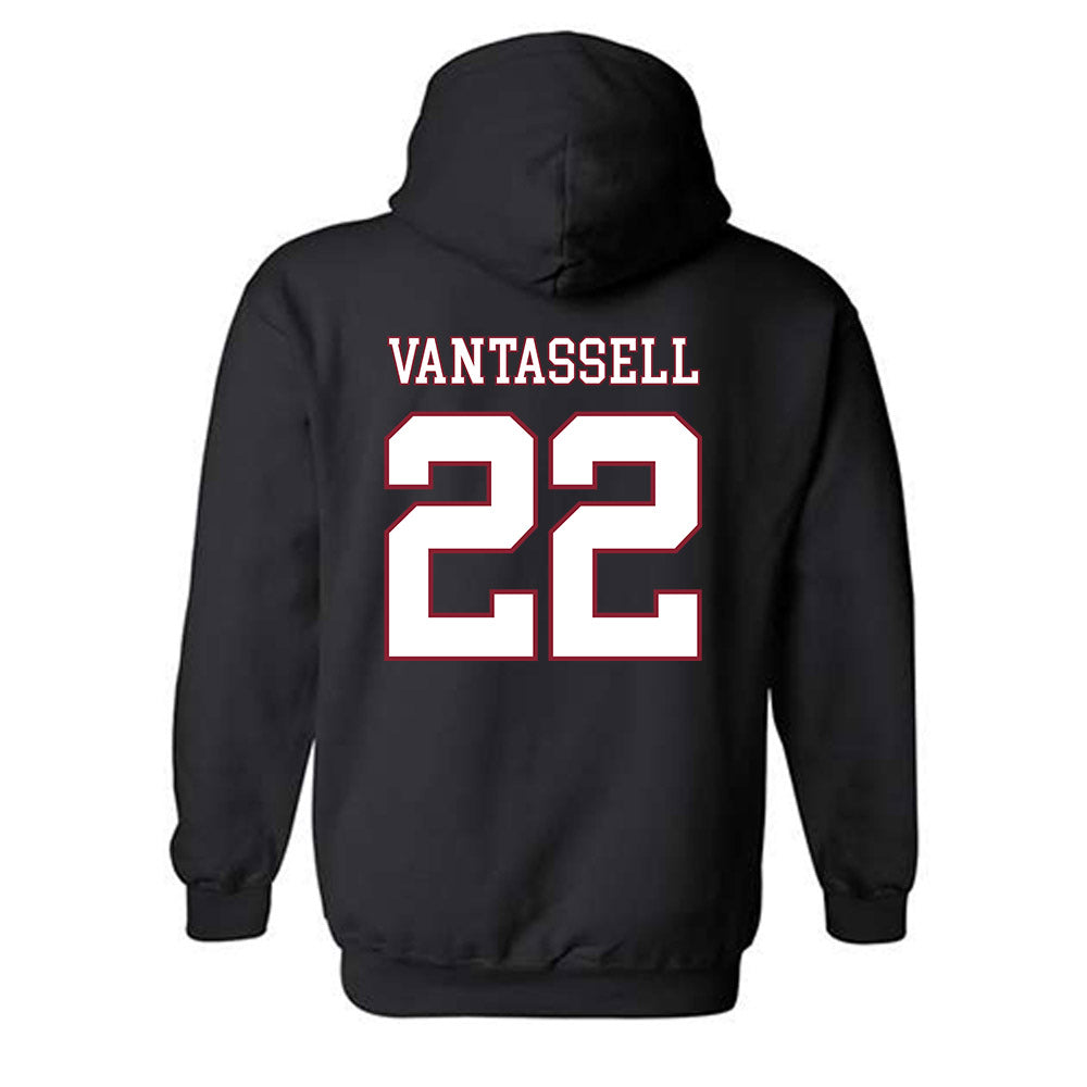 UMass - NCAA Men's Ice Hockey : Nick Vantassell - Hooded Sweatshirt Replica Shersey