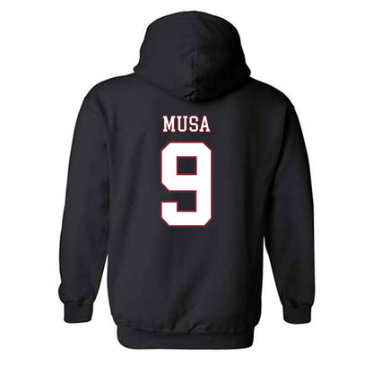 UMass - NCAA Men's Ice Hockey : Jack Musa - Hooded Sweatshirt Replica Shersey
