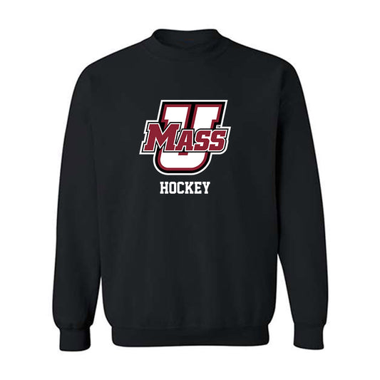 UMass - NCAA Men's Ice Hockey : Dans Locmelis - Crewneck Sweatshirt Replica Shersey