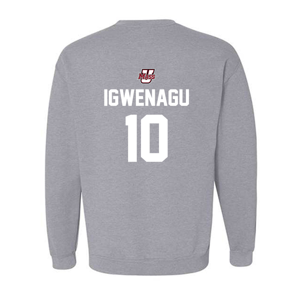 UMASS - NCAA Football : Zukudo Igwenagu - Classic Shersey Sweatshirt