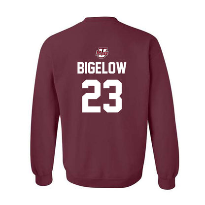UMass - NCAA Baseball : Leif Bigelow - Crewneck Sweatshirt Sports Shersey