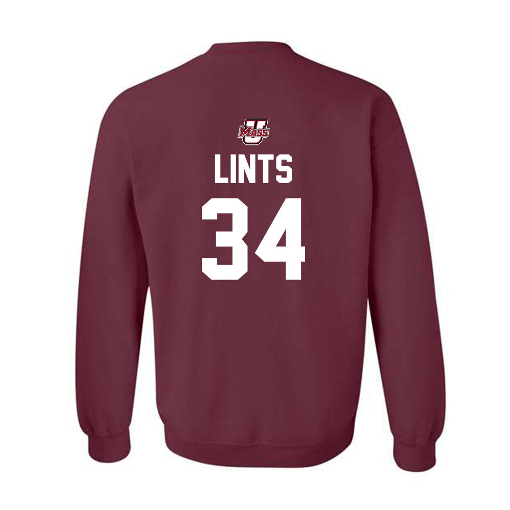 UMass - NCAA Baseball : Renn Lints - Crewneck Sweatshirt Sports Shersey