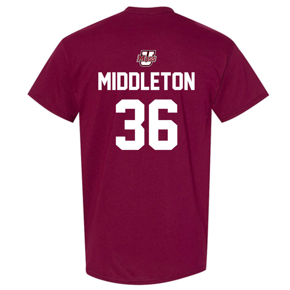 UMass - NCAA Baseball : Andrew Middleton - T-Shirt Sports Shersey