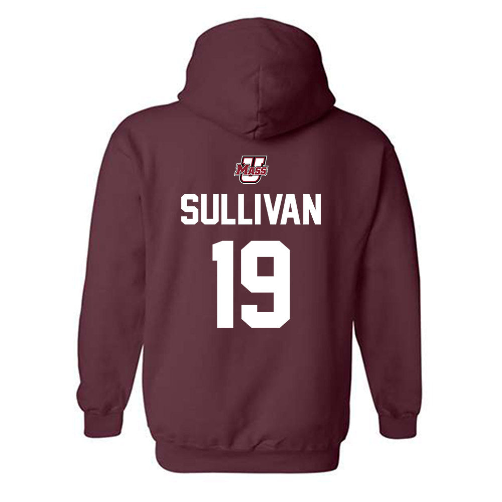 UMass - NCAA Baseball : Braden Sullivan - Hooded Sweatshirt Sports Shersey