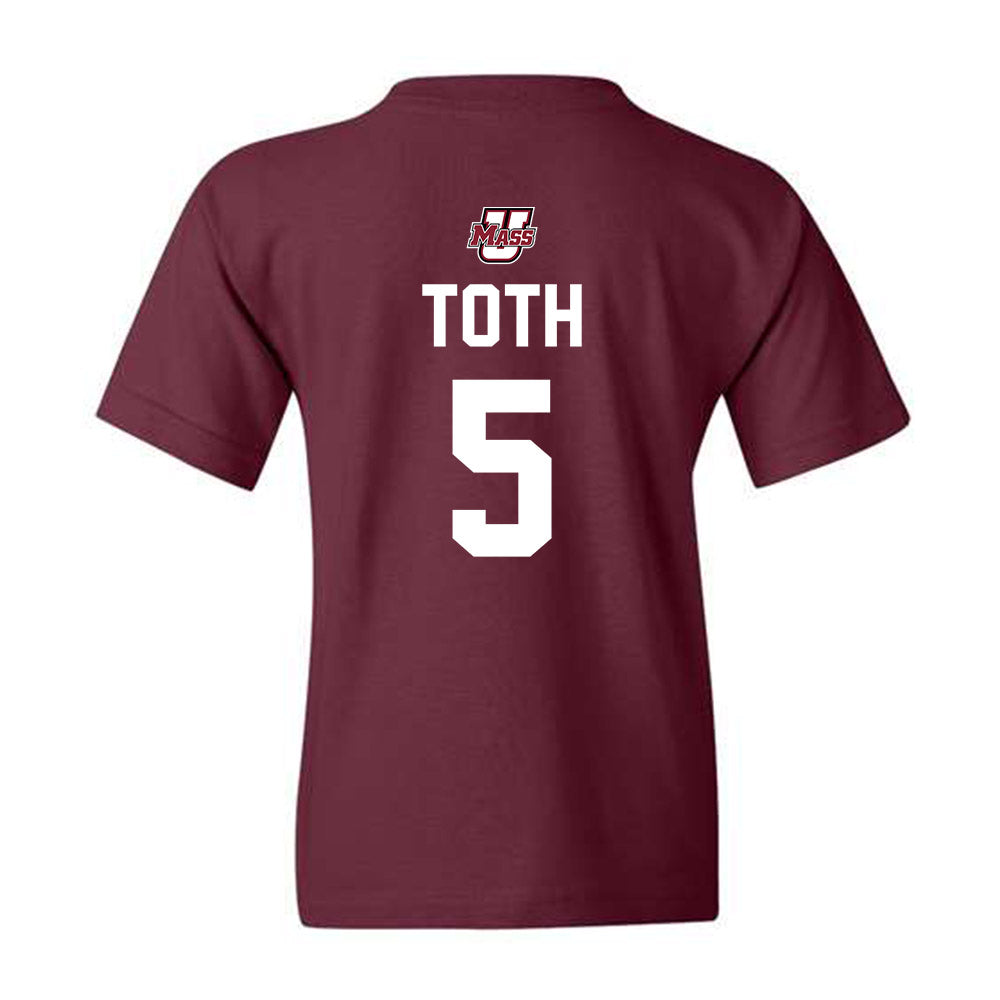 UMass - NCAA Baseball : Michael Toth - Youth T-Shirt Sports Shersey