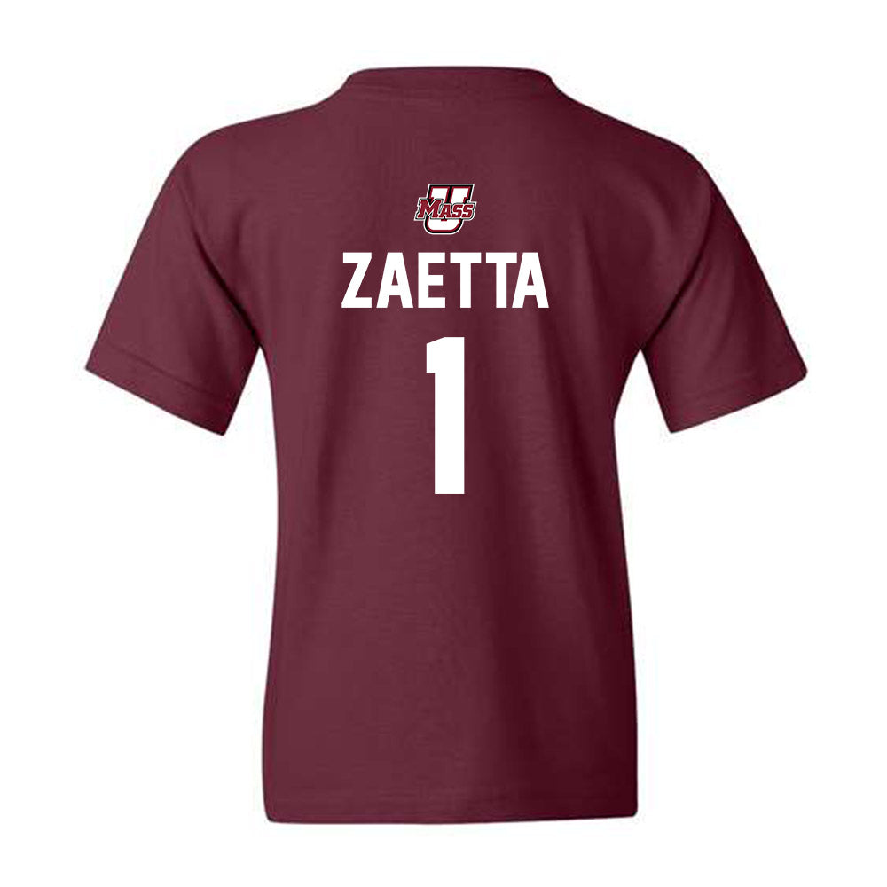 UMass - NCAA Baseball : Zack Zaetta - Youth T-Shirt Sports Shersey