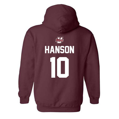 UMass - NCAA Baseball : Carter Hanson - Hooded Sweatshirt Sports Shersey