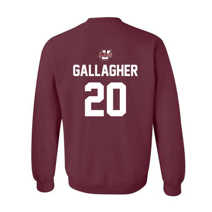 UMass - NCAA Baseball : Will Gallagher - Crewneck Sweatshirt Sports Shersey