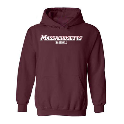 UMass - NCAA Baseball : Will Gallagher - Hooded Sweatshirt Sports Shersey