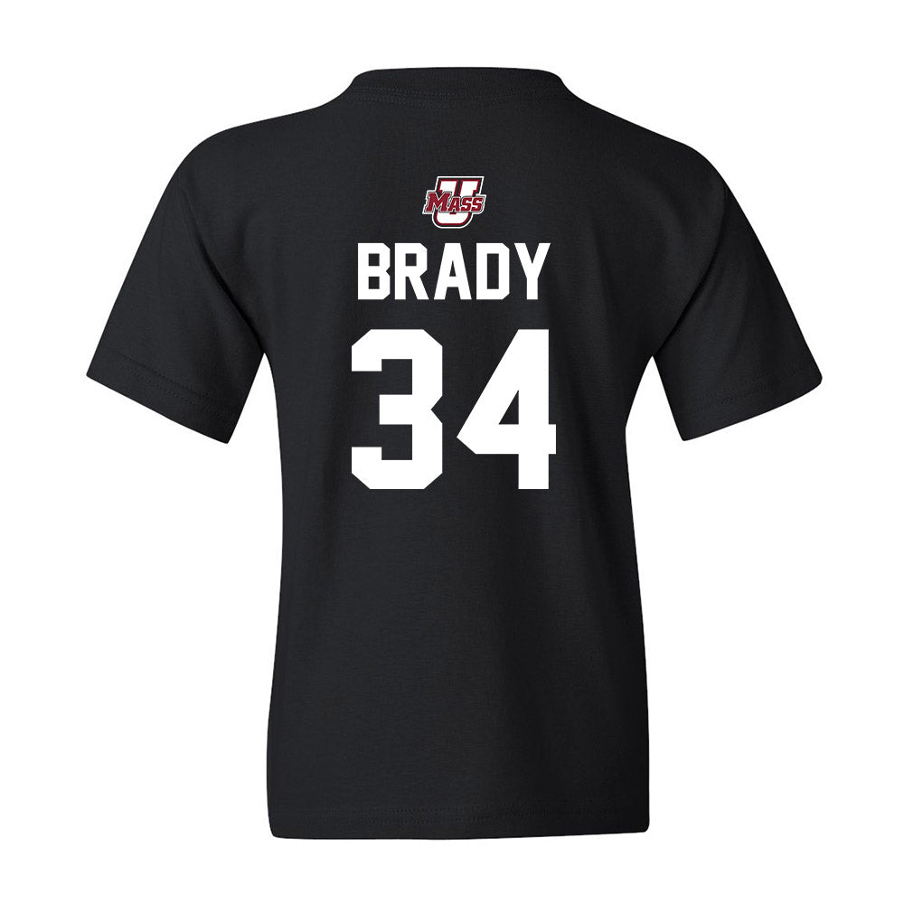 UMass - NCAA Men's Ice Hockey : Cole Brady - Youth T-Shirt Sports Shersey