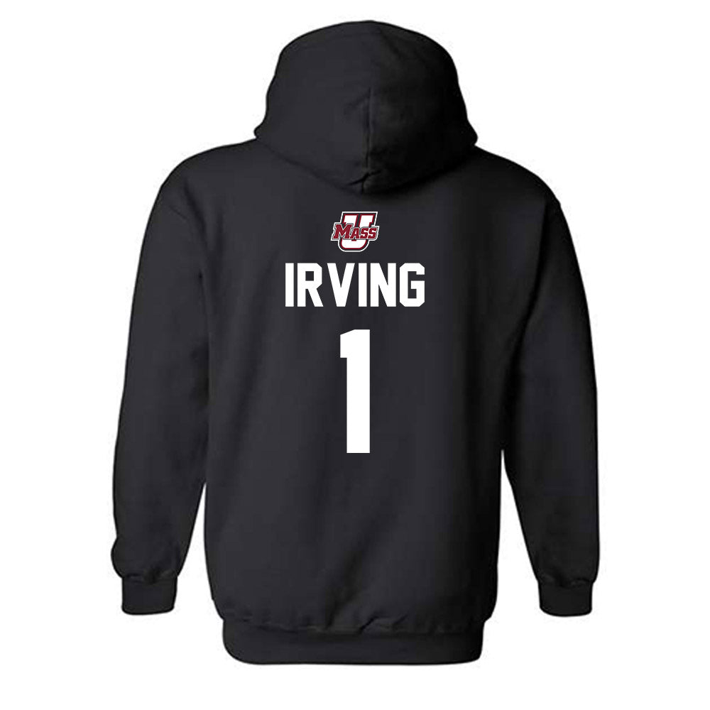 UMass - NCAA Men's Ice Hockey : Jackson Irving - Hooded Sweatshirt Sports Shersey