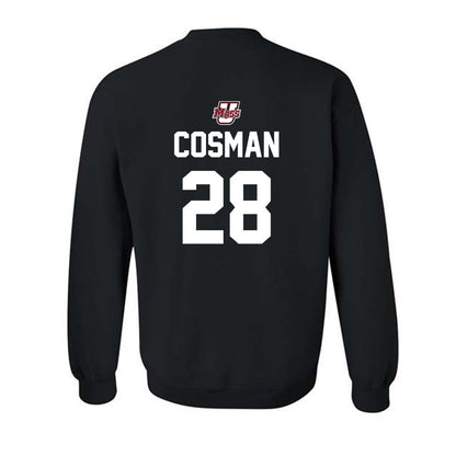 UMass - NCAA Men's Ice Hockey : Bo Cosman - Crewneck Sweatshirt Sports Shersey