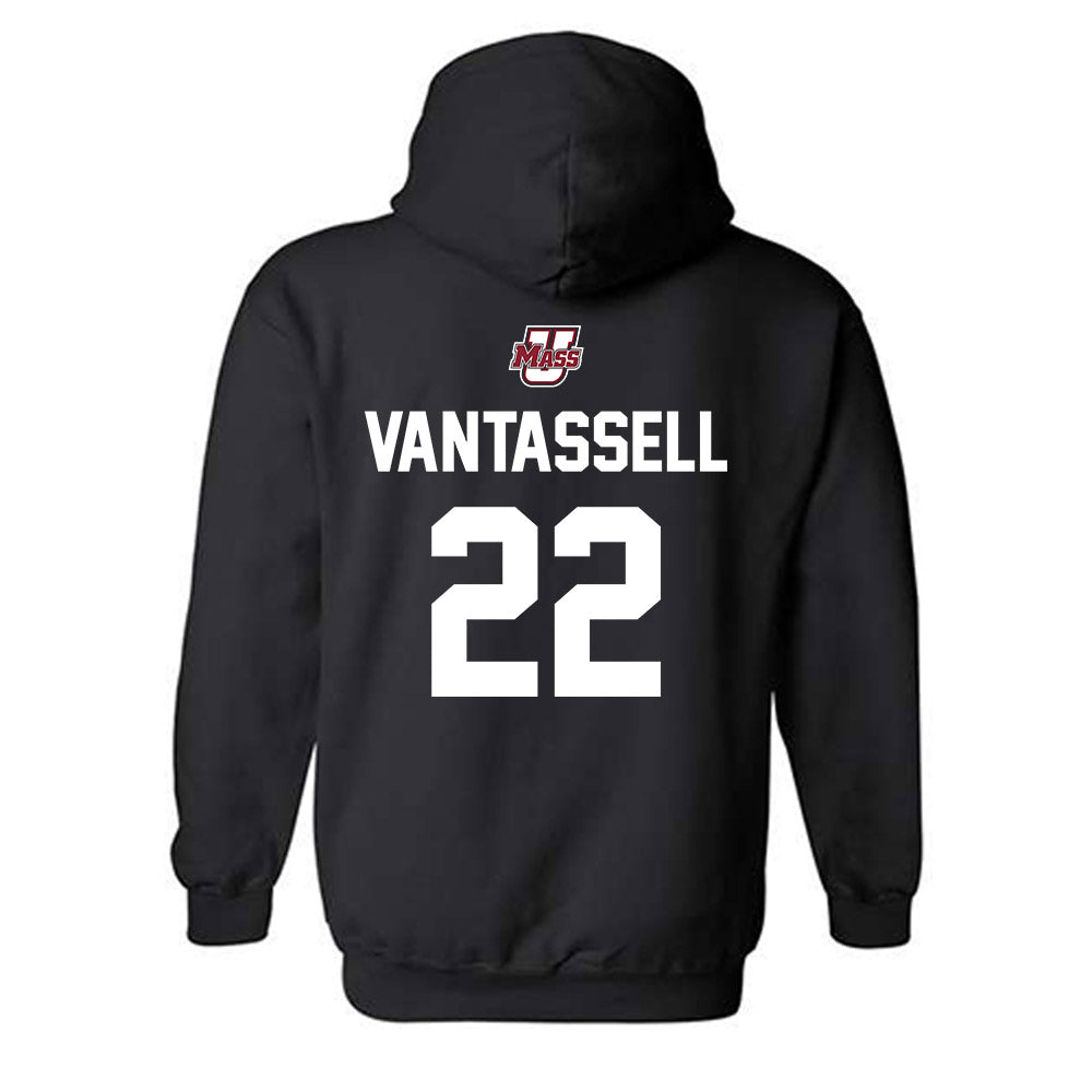 UMass - NCAA Men's Ice Hockey : Nick Vantassell - Hooded Sweatshirt Sports Shersey