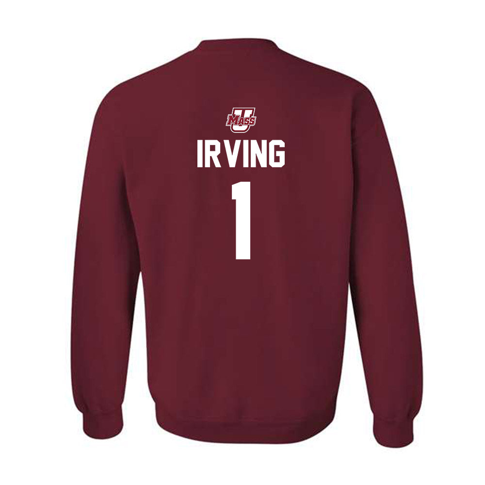 UMass - NCAA Men's Ice Hockey : Jackson Irving - Crewneck Sweatshirt Sports Shersey