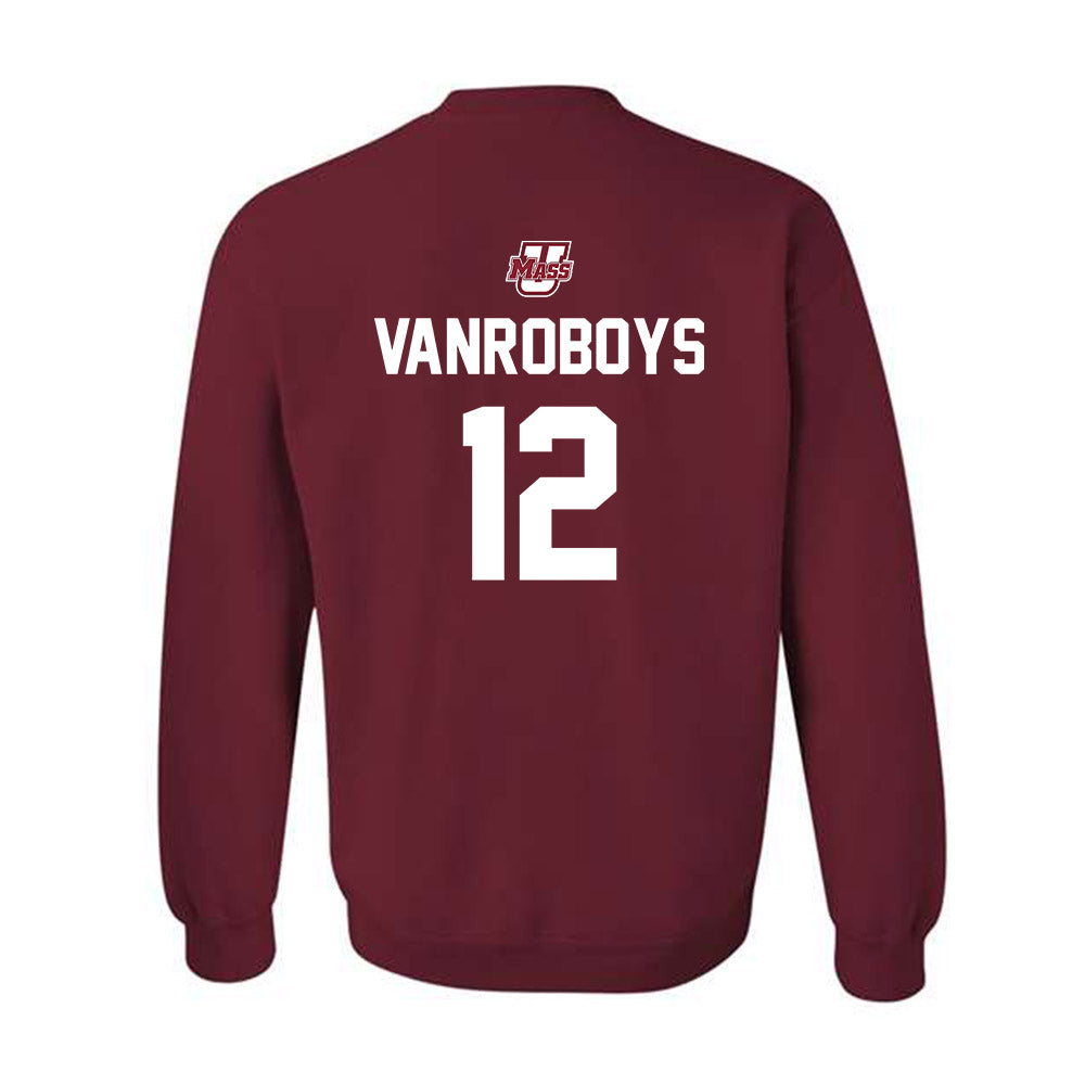 UMass - NCAA Men's Ice Hockey : Lucas Vanroboys - Crewneck Sweatshirt Sports Shersey