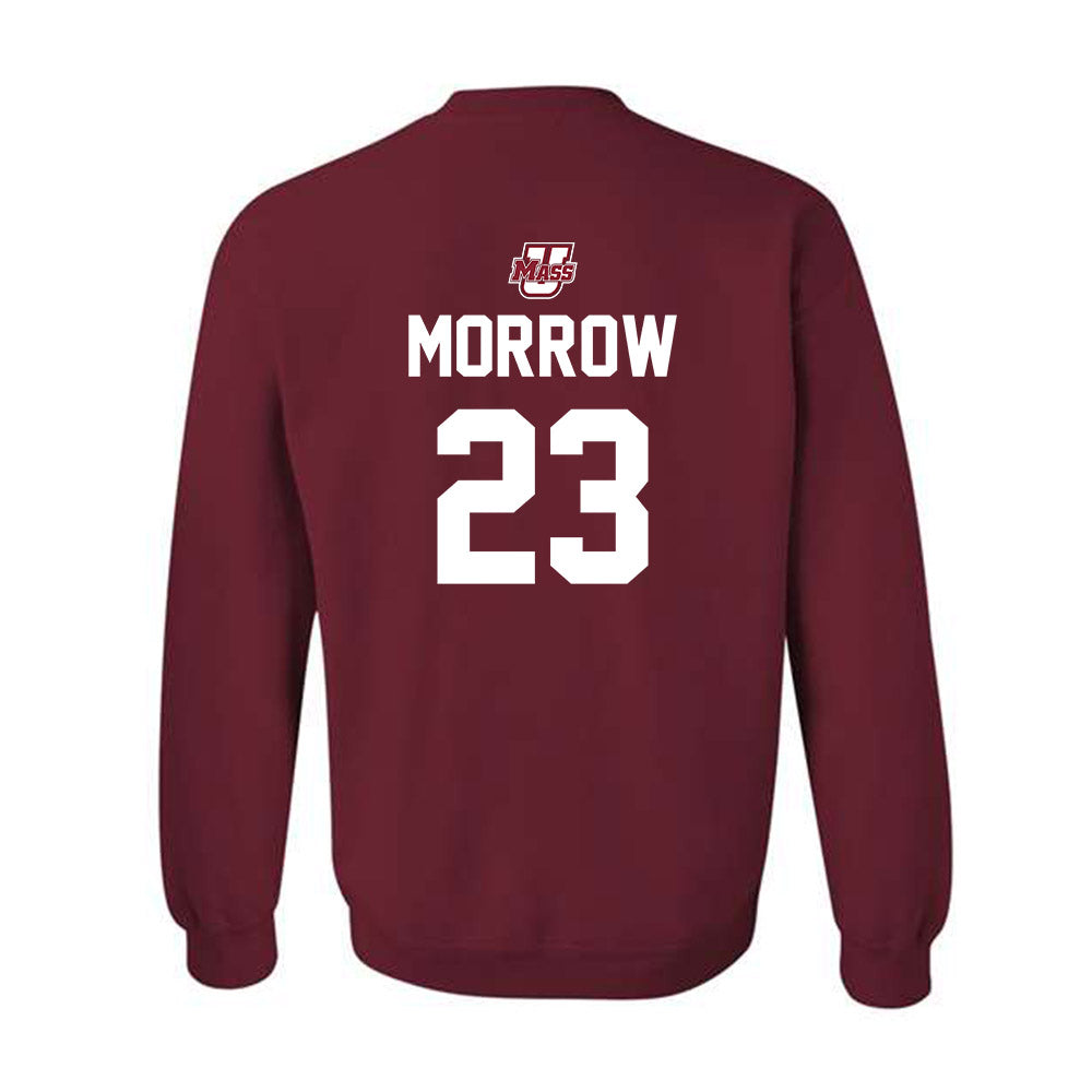 UMass - NCAA Men's Ice Hockey : Scott Morrow - Crewneck Sweatshirt Sports Shersey