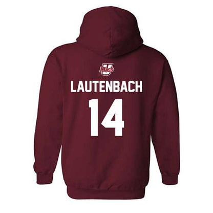 UMass - NCAA Men's Ice Hockey : Ryan Lautenbach - Hooded Sweatshirt Sports Shersey