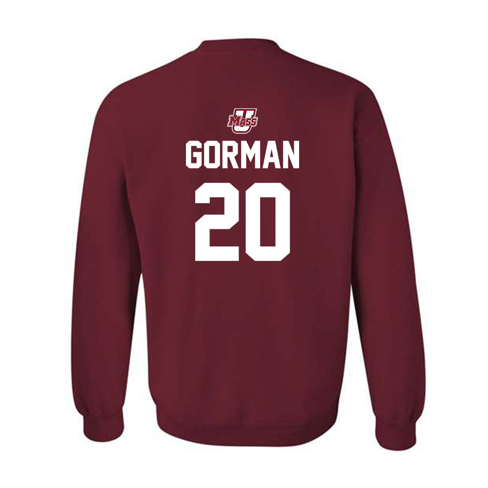 UMass - NCAA Men's Ice Hockey : Liam Gorman - Crewneck Sweatshirt Sports Shersey