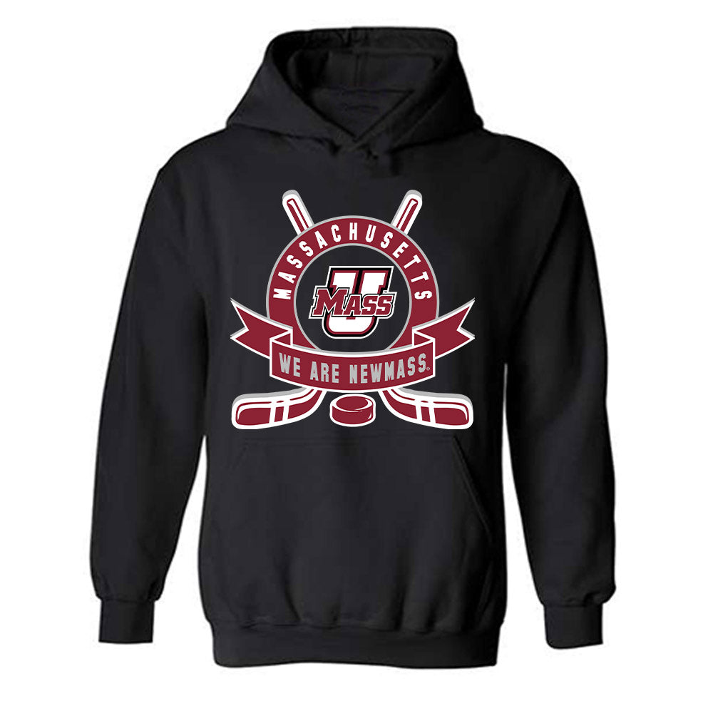 UMass - NCAA Men's Ice Hockey : Nick Vantassell - Hooded Sweatshirt Sports Shersey