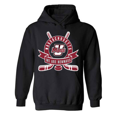 UMass - NCAA Men's Ice Hockey : Nick Vantassell - Hooded Sweatshirt Sports Shersey