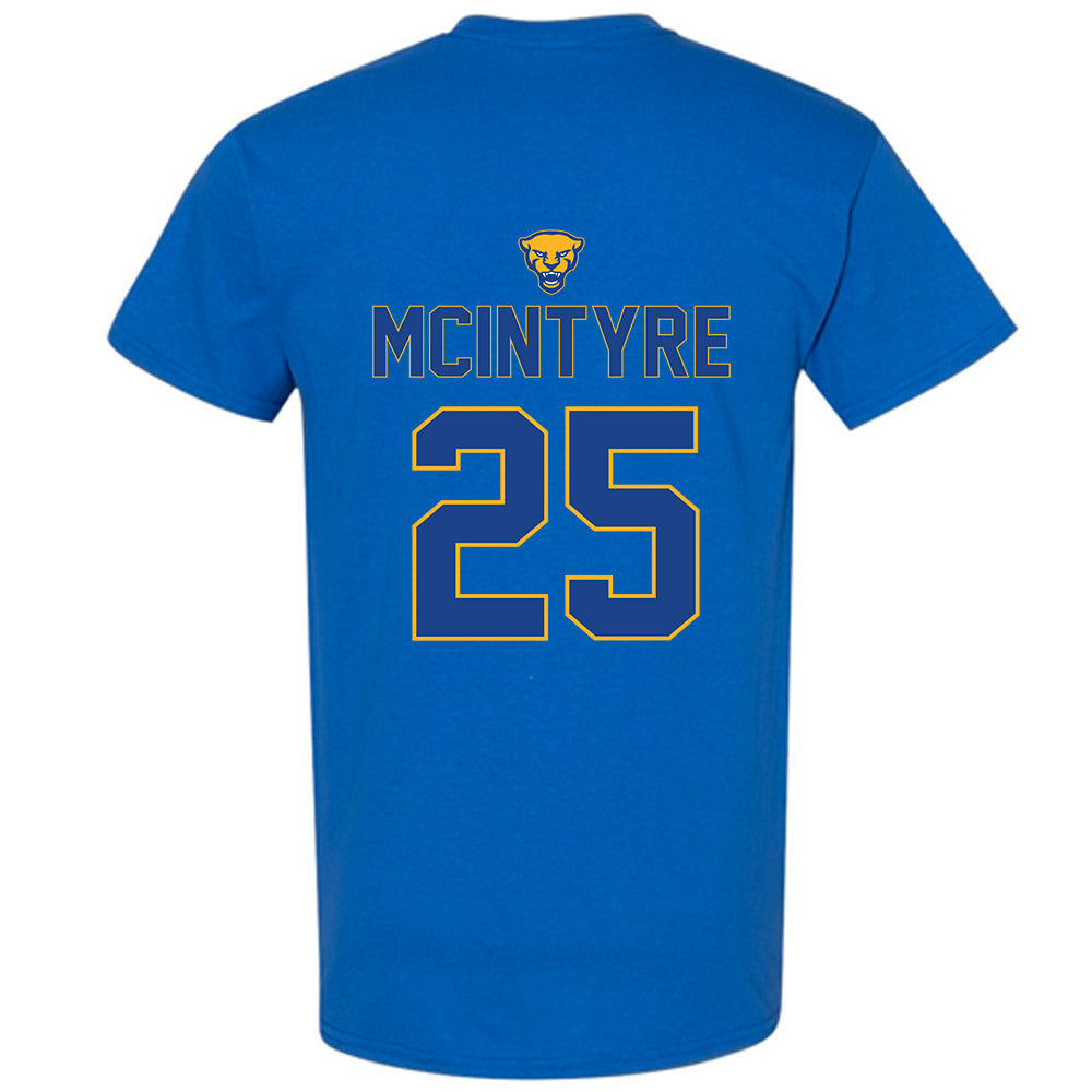 Pittsburgh - NCAA Men's Soccer : Eben McIntyre Short Sleeve T-Shirt