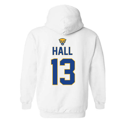 Pittsburgh - NCAA Men's Soccer : Noah Hall - Hooded Sweatshirt Sports Shersey