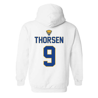 Pittsburgh - NCAA Men's Soccer : Albert Thorsen - Hooded Sweatshirt Sports Shersey