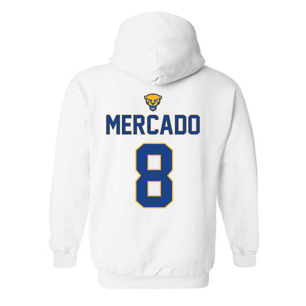 Pittsburgh - NCAA Men's Soccer : Felipe Mercado - Hooded Sweatshirt Sports Shersey