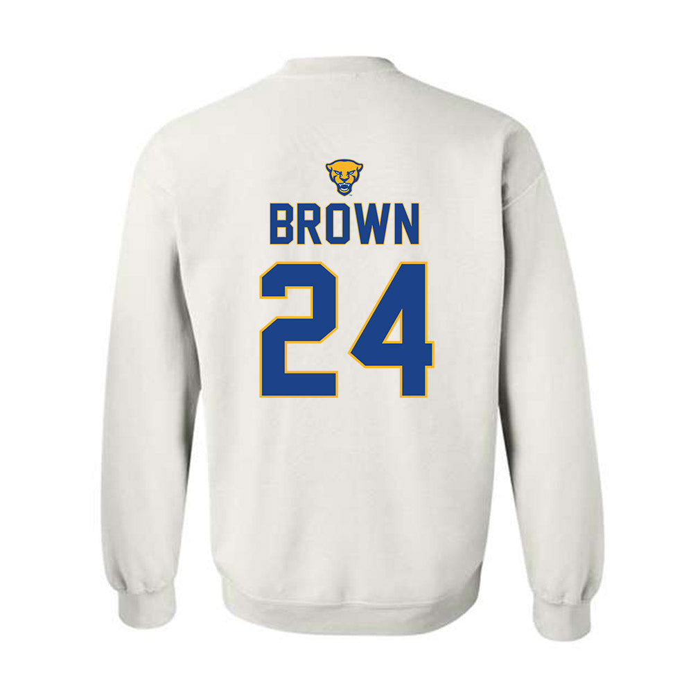 Pittsburgh - NCAA Men's Soccer : Abraham Brown - Crewneck Sweatshirt Sports Shersey