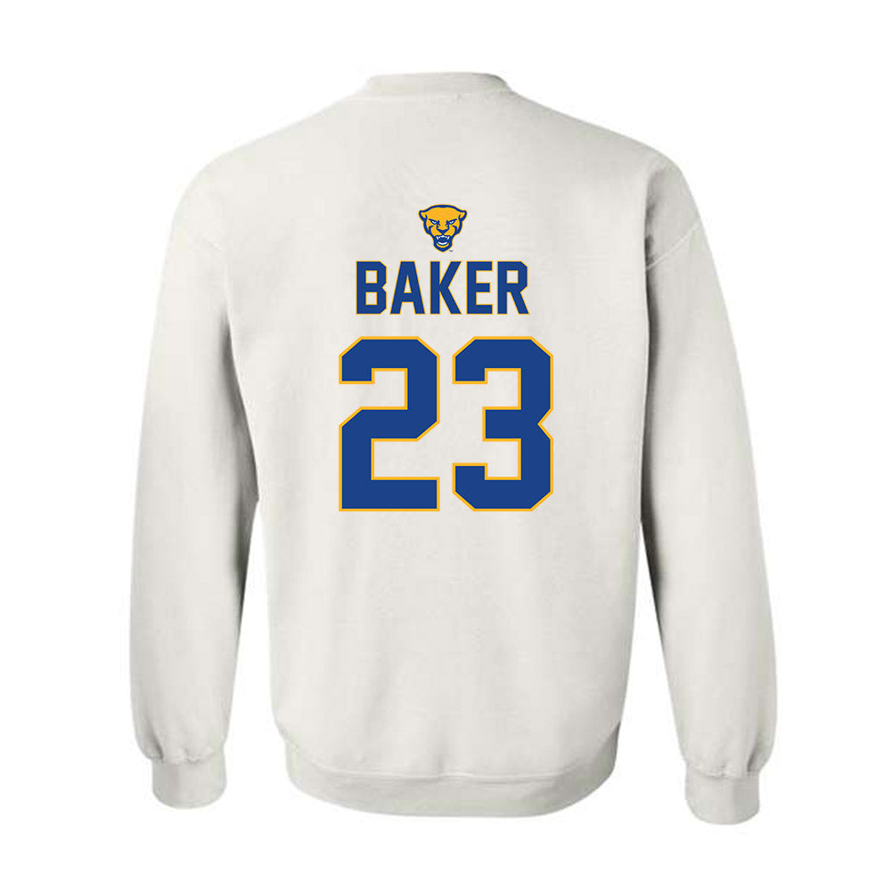Pittsburgh - NCAA Baseball : Chris Baker - Crewneck Sweatshirt Sports Shersey