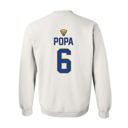 Pittsburgh - NCAA Baseball : Dom Popa - Crewneck Sweatshirt Sports Shersey