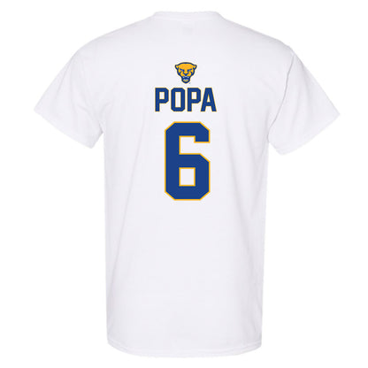 Pittsburgh - NCAA Baseball : Dom Popa - T-Shirt Sports Shersey