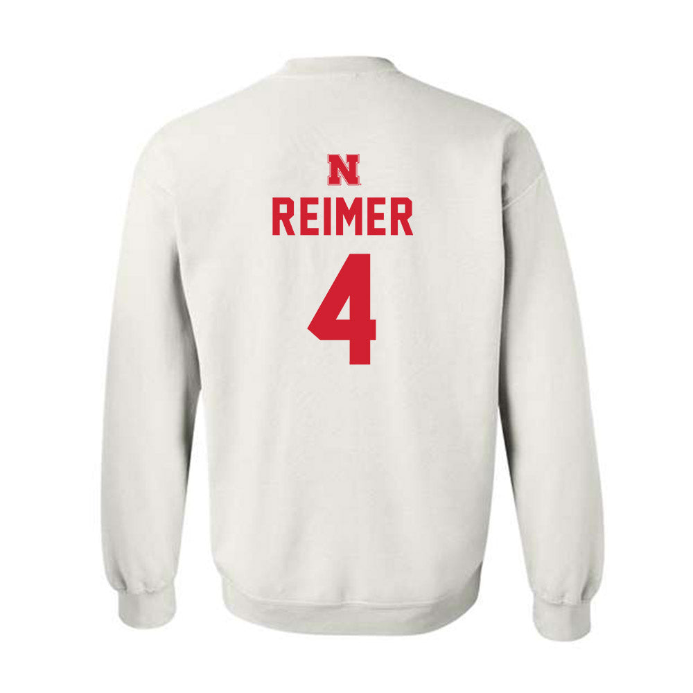 Nebraska - NCAA Football : Luke Reimer - Crewneck Sweatshirt Sports Shersey