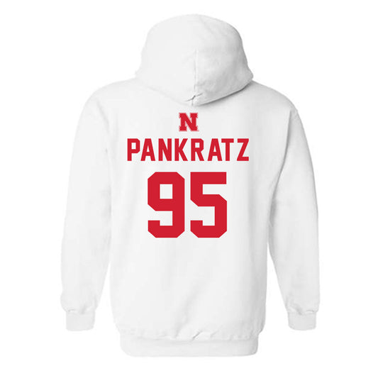 Nebraska - NCAA Football : Spencer Pankratz - Hooded Sweatshirt Sports Shersey