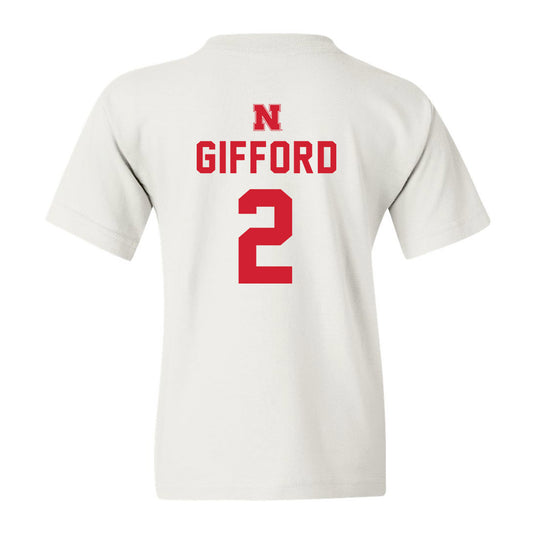 Nebraska - NCAA Football : Isaac Gifford - Youth T-Shirt Sports Shersey