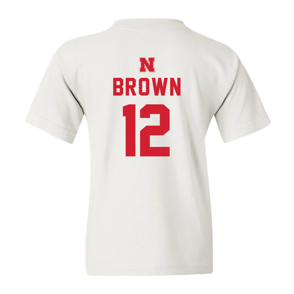 Nebraska - NCAA Football : Omar Brown - Youth T-Shirt