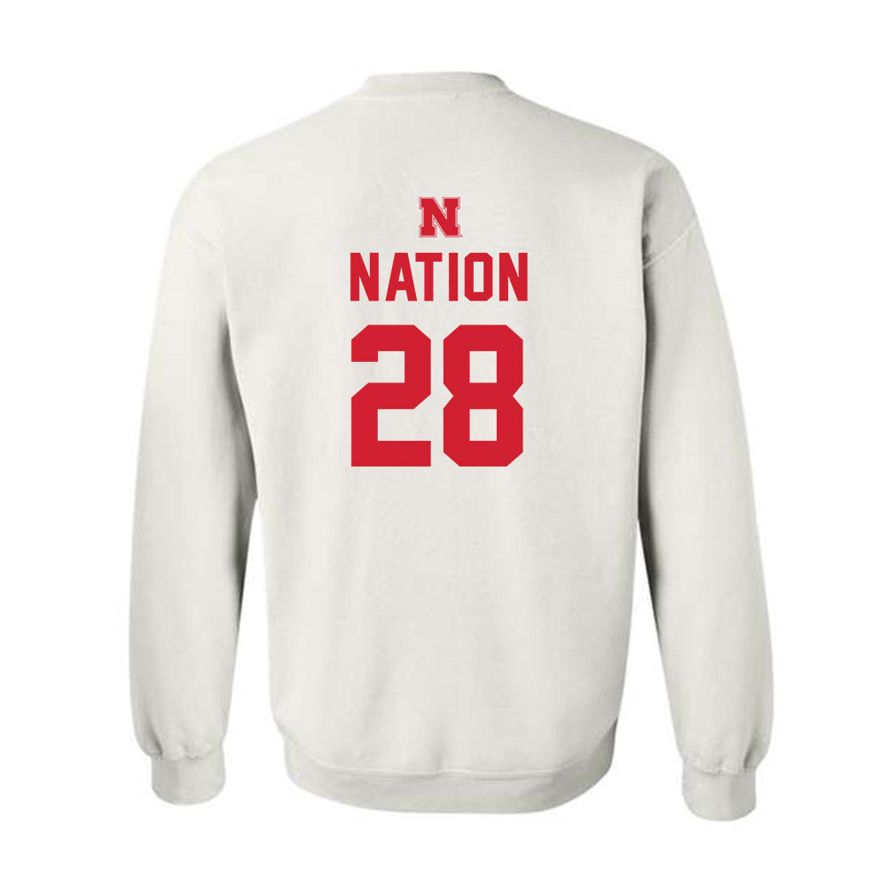 Nebraska - NCAA Football : Ethan Nation - Sweatshirt
