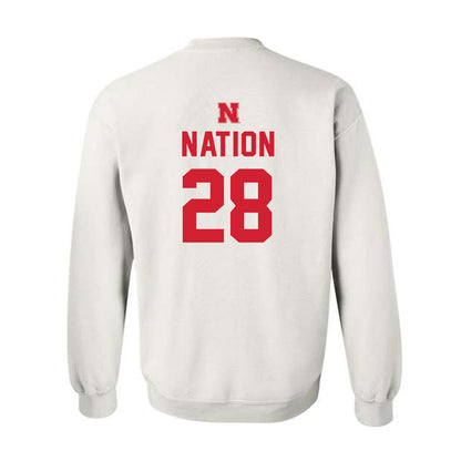 Nebraska - NCAA Football : Ethan Nation - Sweatshirt