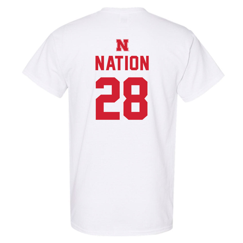 Nebraska - NCAA Football : Ethan Nation - Short Sleeve T-Shirt