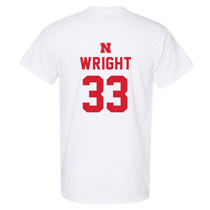 Nebraska - NCAA Football : Javin Wright Short Sleeve T-Shirt