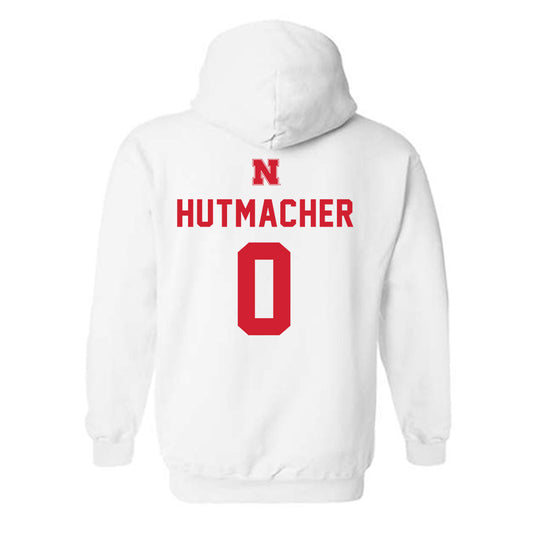 Nebraska - NCAA Football : Nash Hutmacher - Hooded Sweatshirt Sports Shersey