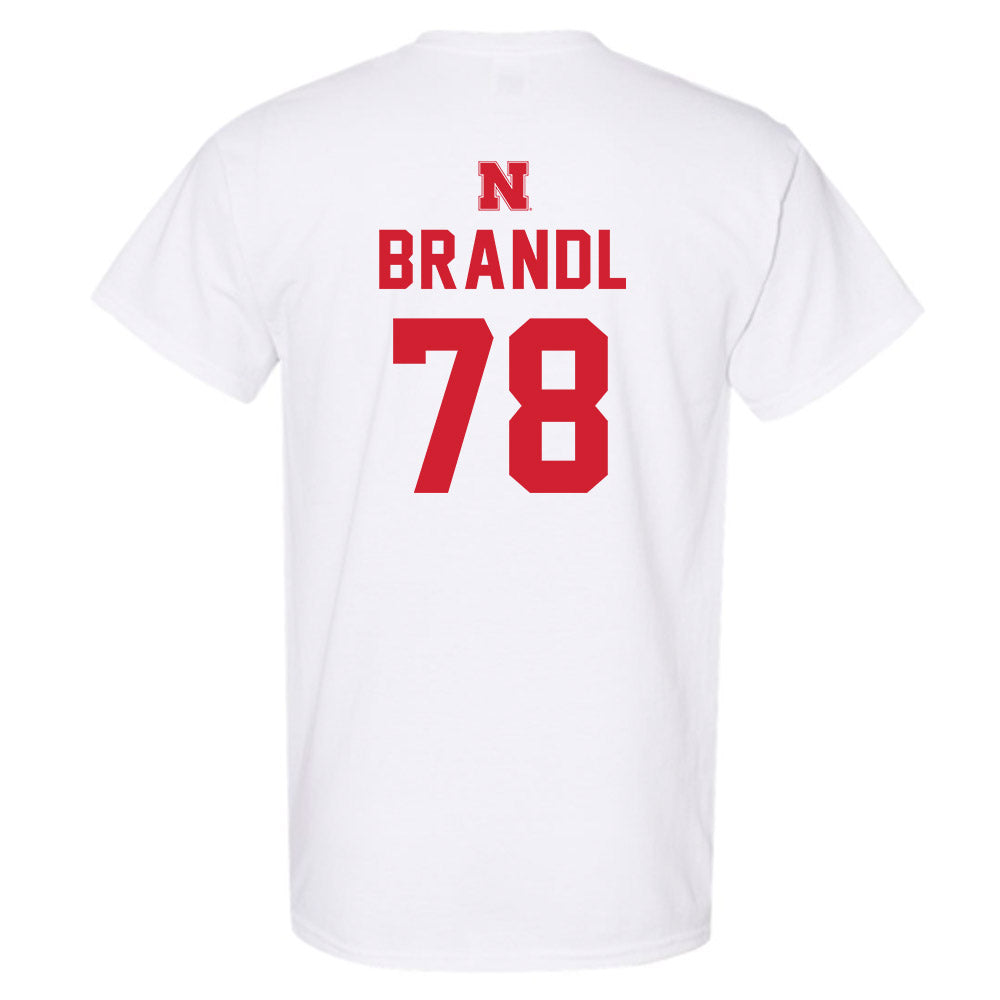 Nebraska - NCAA Football : Jacob Brandl - T-Shirt Sports Shersey