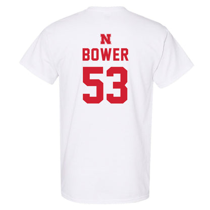 Nebraska - NCAA Football : Jacob Bower - T-Shirt Sports Shersey